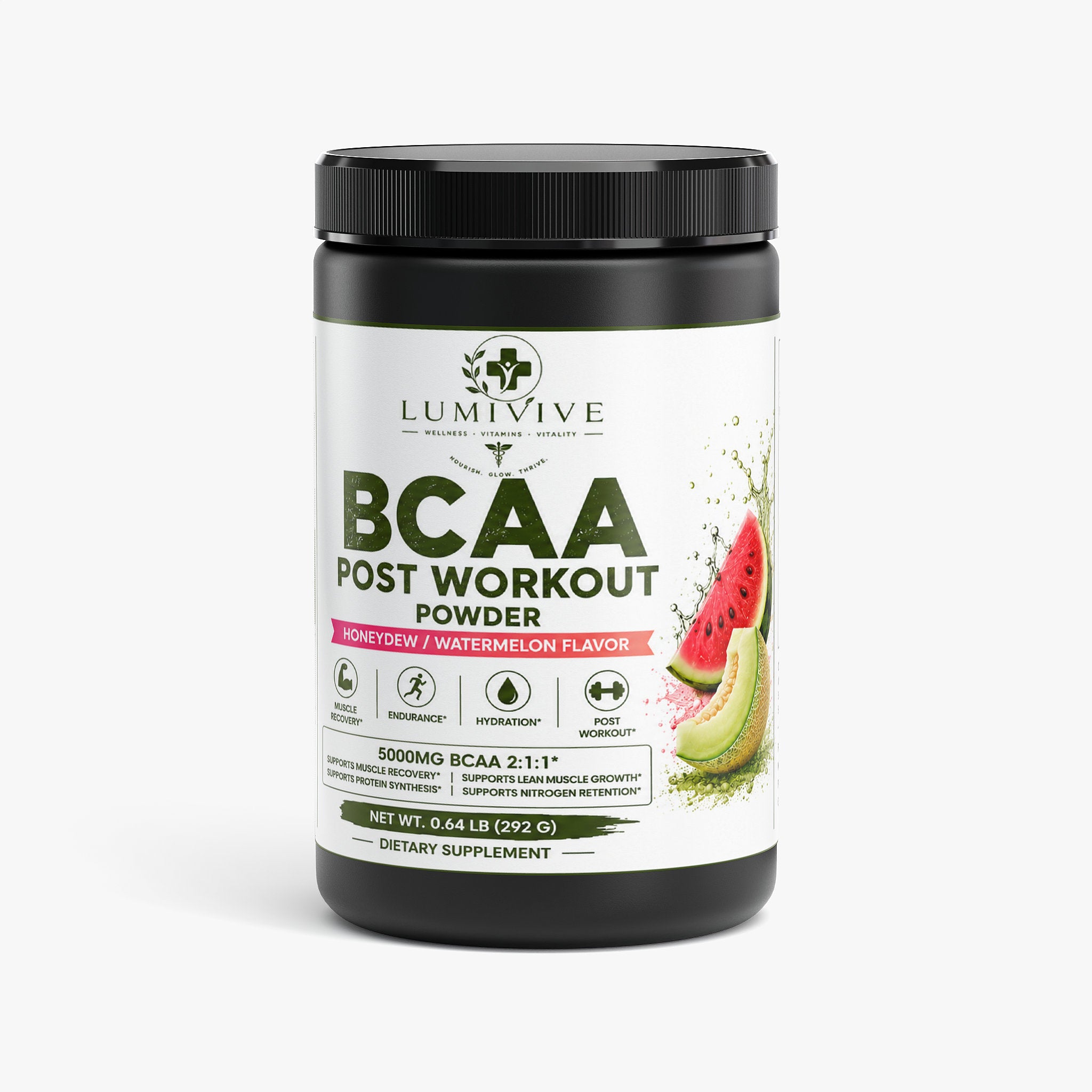 BCAA Post Workout Powder (Honeydew/Watermelon)