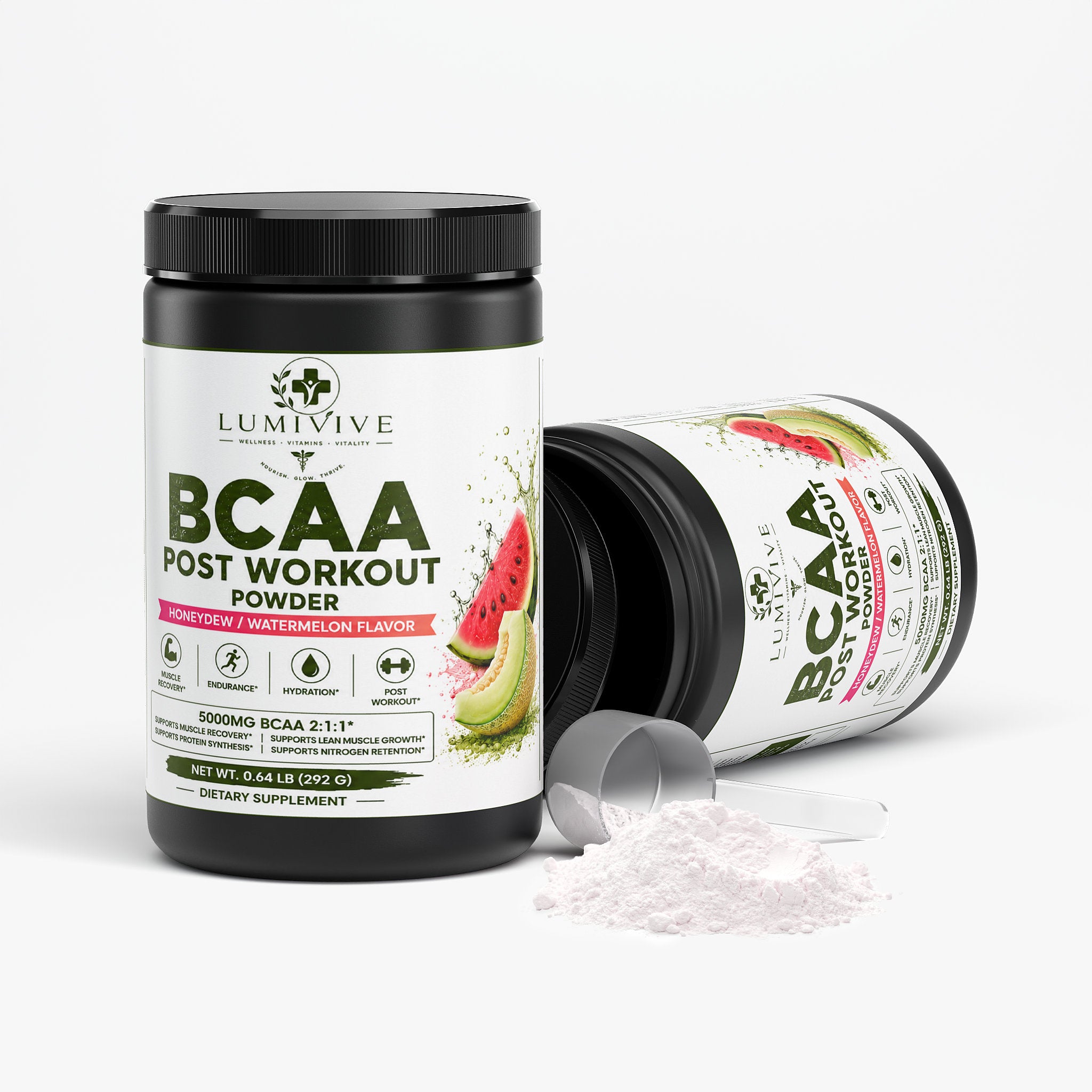 BCAA Post Workout Powder (Honeydew/Watermelon)