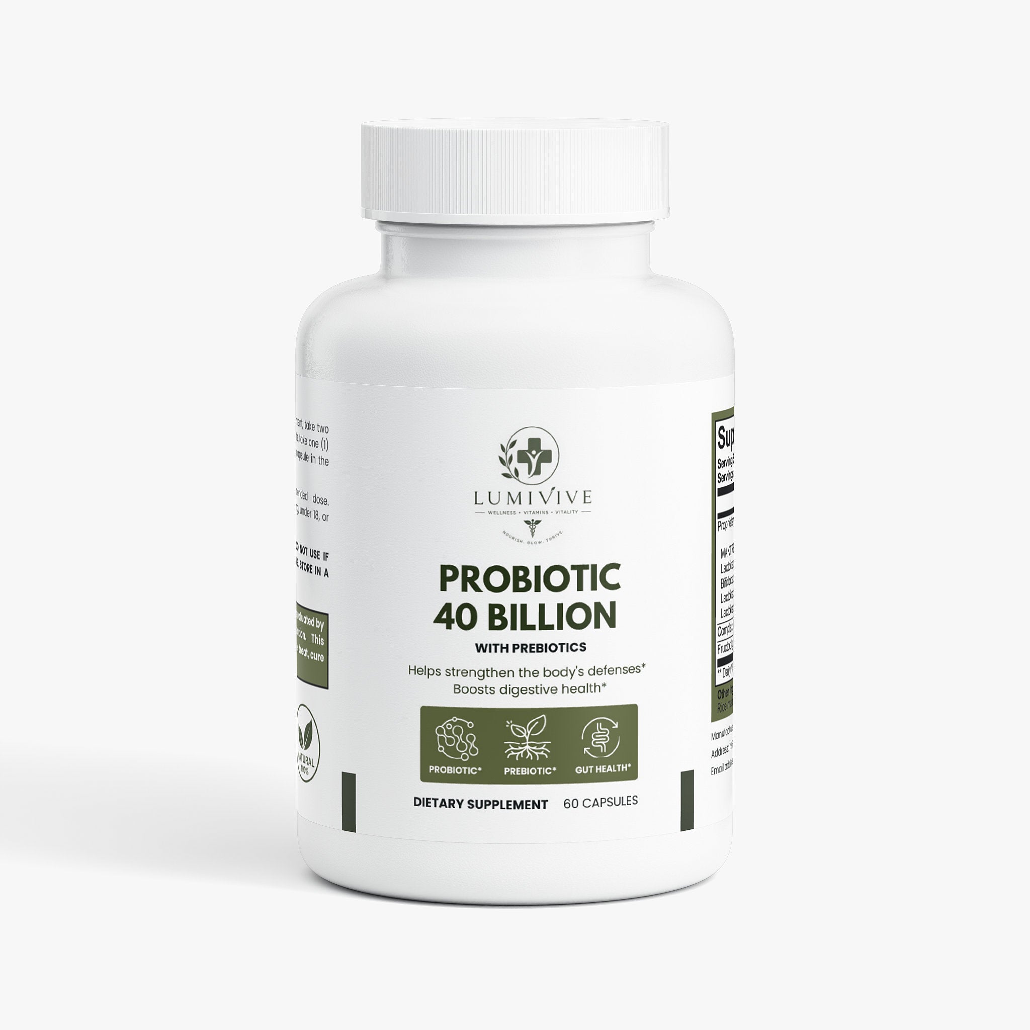 Probiotic 40 Billion with Prebiotics
