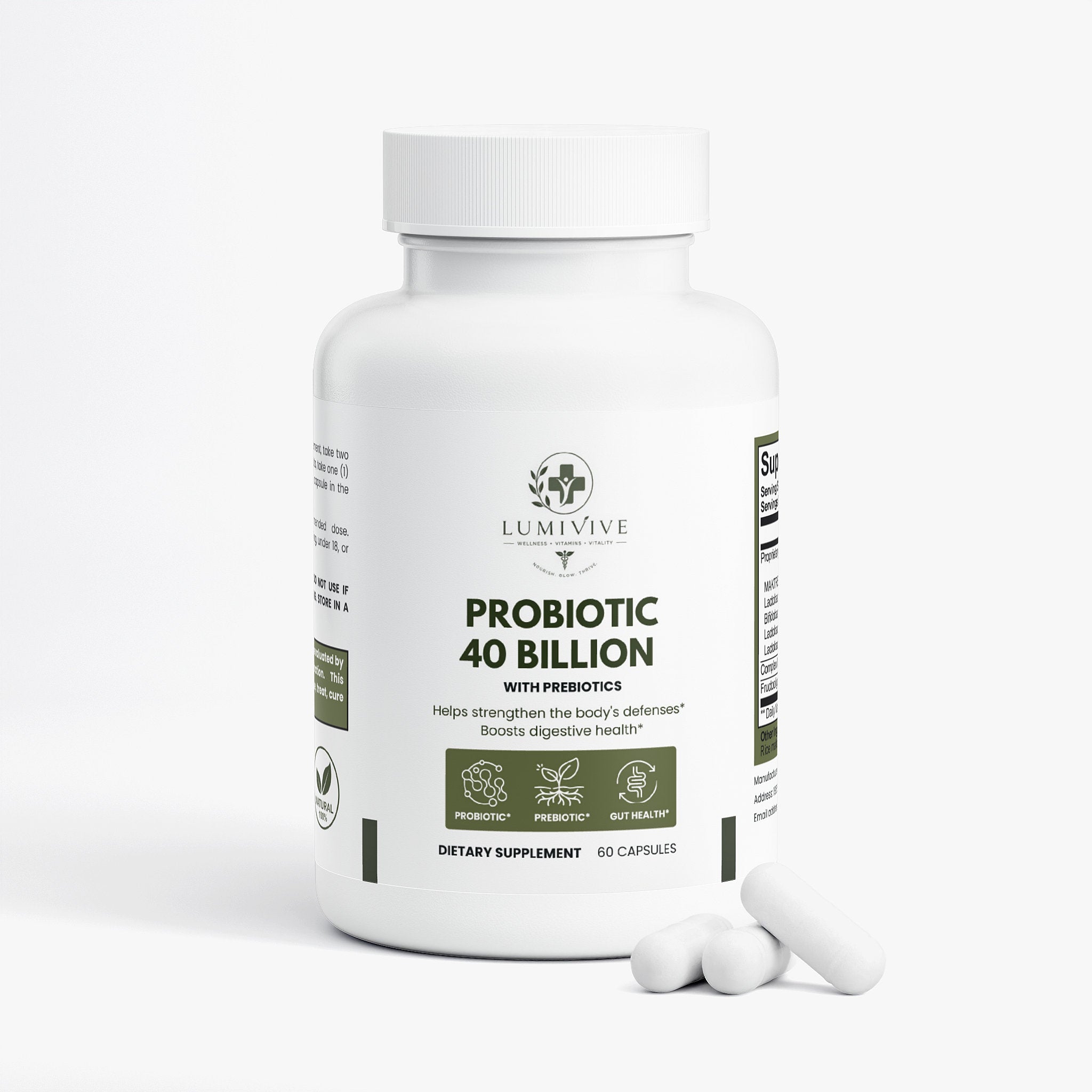 Probiotic 40 Billion with Prebiotics